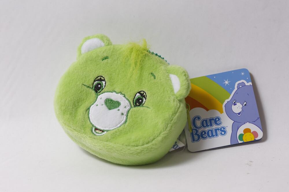 Japan Exclusive Care Bears Good Luck Bear Coin Purse Keychain w Tag ~ 260812-WH